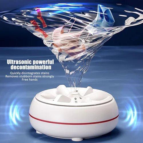 Miniatura 2 de Mini lavadora, turbina portátil turbo esteriliza lavavajillas compactos con USB adecuado para viajes de negocios, sala universitaria, apartamento