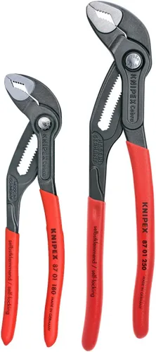 Miniatura 4 de KNIPEX Juego de cortador diagonal de alto apalancamiento (7401250SBA) + juego de alicates Cobra de 2 piezas KNIPEX (8701180 y 8701250) (003120V01US)