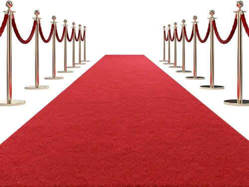 HOMBYS Alfombra de pasillo extra gruesa de 450 GSM, 0,9 x 4,6 m, alfombra roja para fiestas y eventos, alfombra de felpa resistente para escalones,