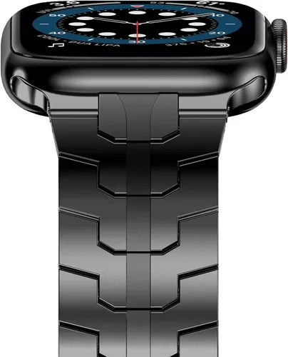 NewWays Stainless Steel Band Compatible with Apple Watch Ultra 3 2 1 49mm Series 11 10 46mm Series 9 8 7 45mm 44mm SE 6 5 4, Rugged iwatch Link