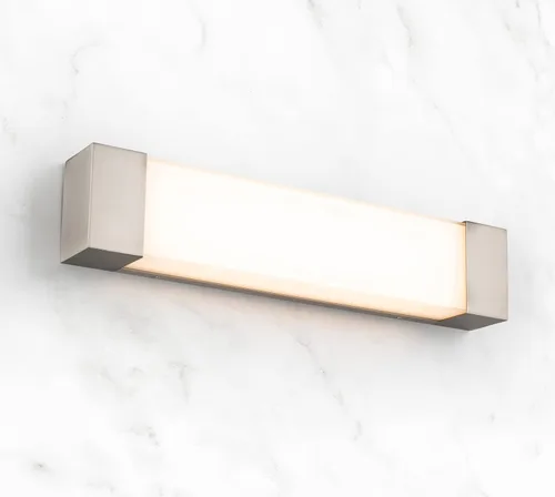 Miniatura 5 de Darcy - Lámpara LED de pared o tocador de baño de 24 pulgadas, 3000 K, en níquel cepillado