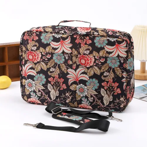 Miniatura 6 de Estuche para lápices de color con 480 ranuras, soporte para lápices con práctico envoltorio y cremallera, soporte multicapa para bolígrafos o Mar