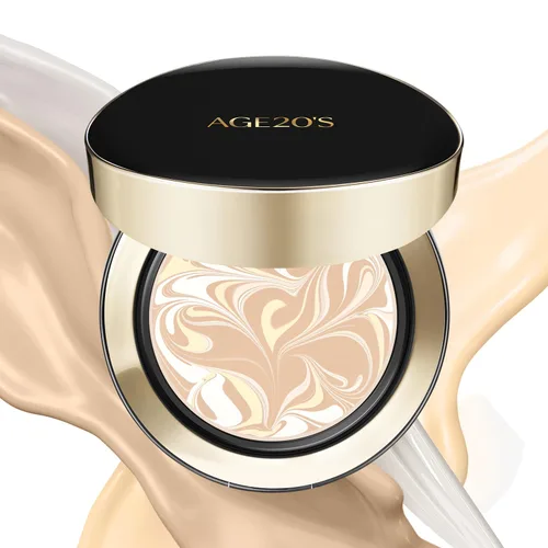 Miniatura 26 de AGE20'S Signature Essence Pact SPF 50+ Paquete de 1 13C PORCELANA Base en crema, acabado luminoso, cobertura natural Base cushion coreana