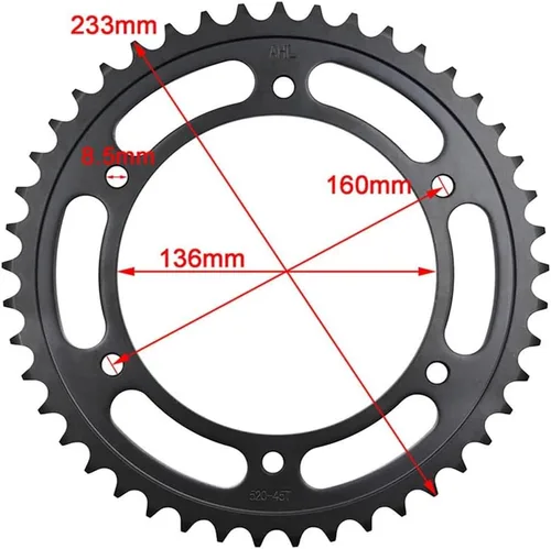 Miniatura 4 de Pieza de piñón de cadena trasera de motocicleta 40T 45T para BMW F650 F 650 GS F650GS Funduro F650ST Strada G310GS G310R G650GS G650GS Sertao