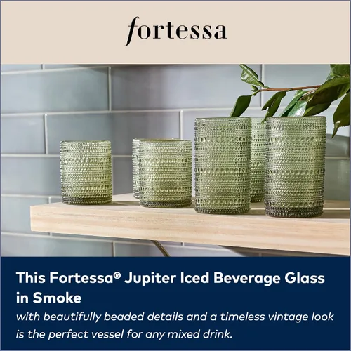 Miniatura 4 de D&V By Fortessa Jupiter - Vaso para bebidas heladas, 385 ml, juego de 6