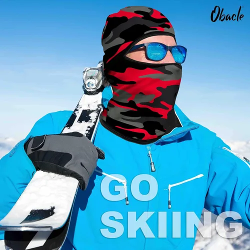 Miniatura 196 de Obacle Pasamontañas para hombres y mujeres, para invierno, clima frío, esquí, ciclismo, caza