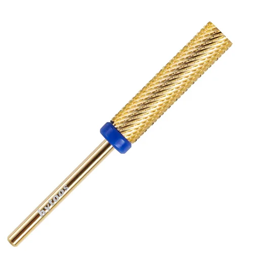 Miniatura 25 de 24mm Super Largo 5 en 1 Brocas de taladro para uñas, Broca cónica cruzada de carburo, Brocas de taladro de rotación bidireccional de 3/32