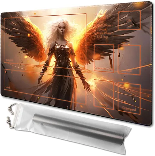Miniatura 79 de MTG - Tapete de juego tamaño 24 x 14 pulgadas, bolsas de almacenamiento gratuitas, respaldo antideslizante, impresión, ideal para entusiastas