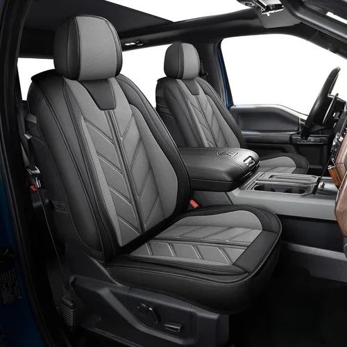 Miniatura 14 de Fundas para Asientos de Camioneta Compatibles con Dodge Ram 1500 2009-2024 Fundas de Asiento de Cuero Sintético para Camioneta Personalizadas