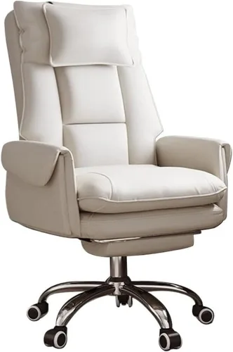 Miniatura 11 de High Back Computer Gaming Chair with Footrest Lumbar Backrest Design Executive Swivel Office Desk Chairs for Conference Room Living Bedroom