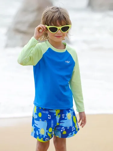 Miniatura 2 de Angel season Traje de baño para niños pequeños, trajes de baño para niños, trajes de baño de secado rápido para niños, talla 2-10