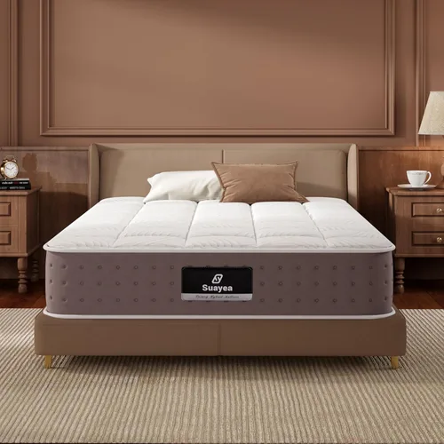 Twin Mattress, 8 Inch Hybrid Twin Size Mattress in a Box, Cooling Gel Memory Foam Mattresses with Individual Pocket Springs, Pressure Relief, Medium