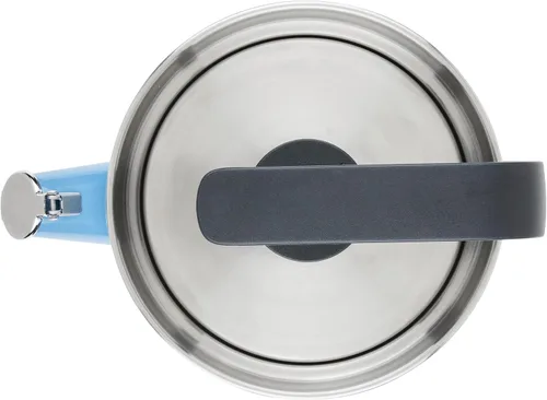 Miniatura 13 de KitchenAid Teakettles - Tetera silbadora de acero esmaltada y lista para inducción, tapa de acero inoxidable, 2 cuartos de galón, terciopelo azul