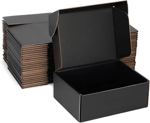Miniatura 34 de Cajas de envío pequeñas de 9 x 6 x 2 pulgadas (paquete de 25) – Cajas de cartón corrugado blancas resistentes para pequeñas empresas, comercio Blanco