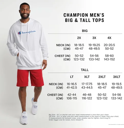 Miniatura 8 de Champion, Cotton Midweight Crewneck Tee,t-Shirt for Men(reg. Or Big & Tall)