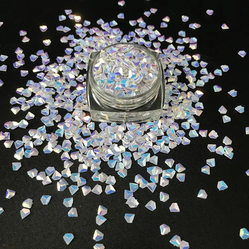 Miniatura 3 de PrettyG Paquete de 0.35 oz/paquete – Lentejuelas con purpurina en forma de diamante 3D de 0.118 pulgadas – Festival Rave Belleza Maquillaje Cara