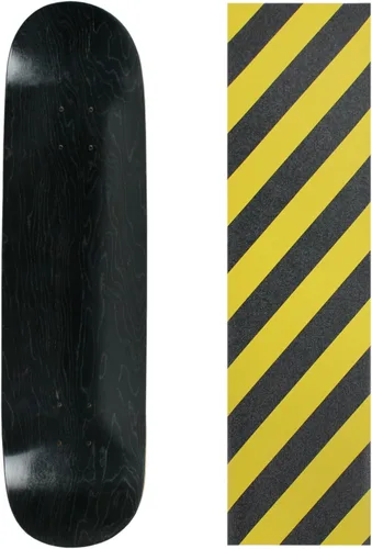 Miniatura 13 de Skateboard Deck Pro 7-Ply Arce canadiense TINTADO NEGRO con Griptape