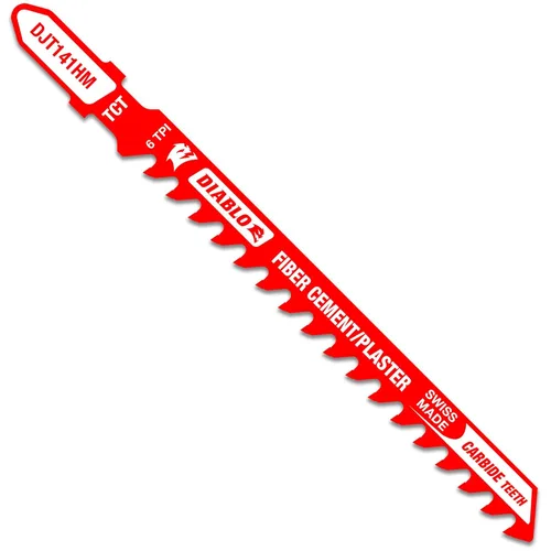 Miniatura 15 de Diablo Hojas de sierra de calar bimetálicas para corte de madera superior e inferior de acabado ultrafino, 4-5/8 pulgadas, 12 TPI, paquete de 5