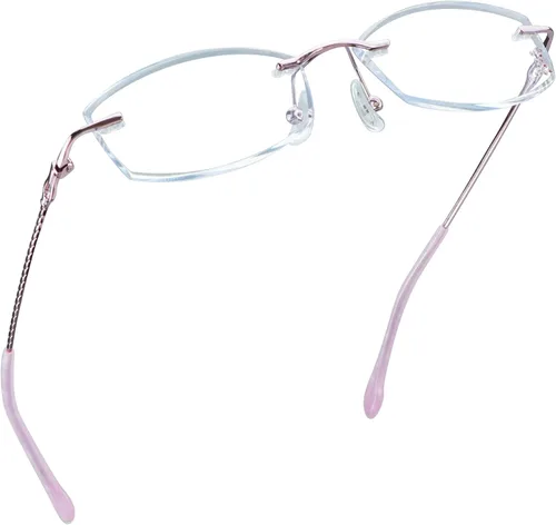 Miniatura 22 de LifeArt Lentes de lectura con bloqueo de luz azul sin montura con lente personalizada que reducen la fatiga ocular con diamantes elegantes