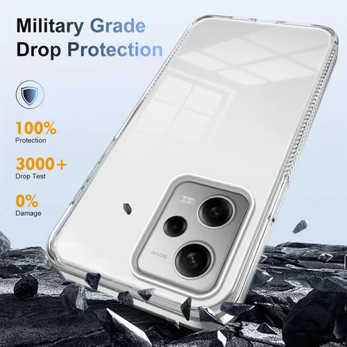 Miniatura 8 de Funda para Xiaomi Redmi Note 12 Pro Compatible con Xiaomi Redmi Note 12 Pro Phone Case Cover HRFH-GT Blanco