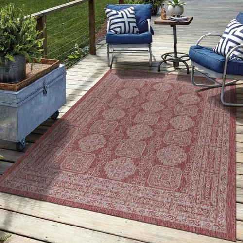 Miniatura 46 de Keen Home Design - Alfombra para terraza al aire libre - 2x10 Lavable para interior/exterior para patio, cocina, balcón, playa, jardín, terraza