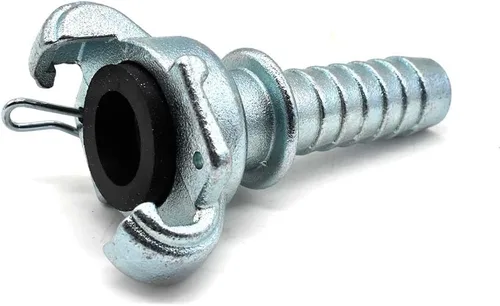 Miniatura 6 de Interstate Pneumatics CU-853 Acoplador de martillo recto de manguera de 3/4 pulgadas, paquete de 5