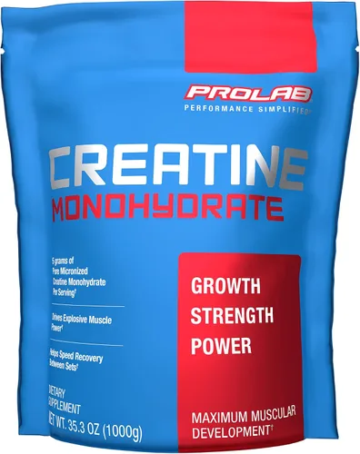 ProLab - Monohidrato de creatina en polvo, 0.18 oz, fuerza (35.27 oz, 200 porciones)