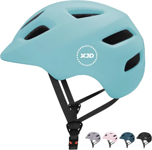 Miniatura 9 de Casco XJD para niños pequeños, casco de bicicleta para niños, ajustable, multideporte, para patinetas, para niños y niñas, liviano, para niños de 1
