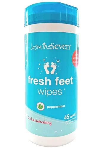 Miniatura 9 de Toallitas húmedas Fresh Feet – Toallitas húmedas de menta natural – 25 unidades – por Jasmine Seven