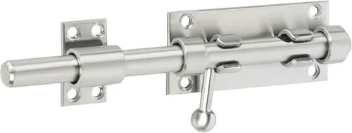 Miniatura 18 de Alise Cerradura deslizante SUS304 de 4 pulgadas de acero inoxidable, pestillo de perno deslizante, cerradura de puerta pesada gruesa, pestillo