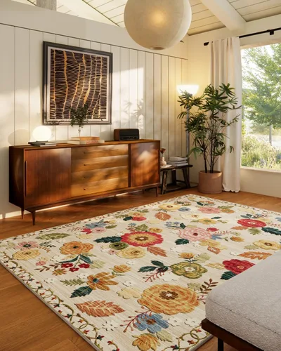 Miniatura 103 de Alfombra de pasillo lavable antideslizante: alfombra de cocina de 2 x 6 pies, resistente a las manchas, con parte trasera de goma, alfombra suave