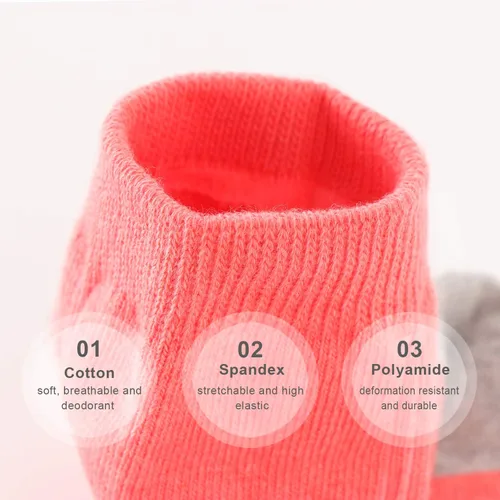 Miniatura 5 de SUNBVE Calcetines deportivos de algodón para niños y niñas