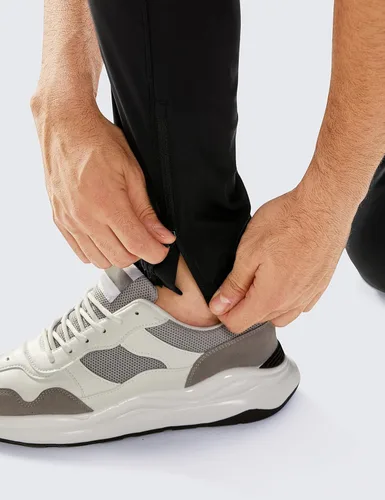 Miniatura 5 de CRZ YOGA Pantalones deportivos de golf elásticos en 4 direcciones con bolsillos de 30 pulgadas para hombre, pantalones de trabajo, gimnasio