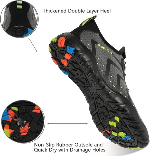 Miniatura 4 de WateLves Water Shoes Mens Womens Beach Swim Shoes Quick-Dry Aqua Socks Pool Shoes for Surf Yoga Water Aerobics