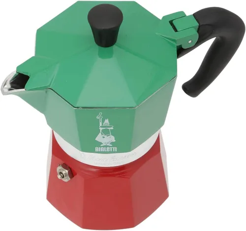 Miniatura 3 de Bialetti Moka Express 3 Tazas (Italia- Multicolor): Hecho en Italia