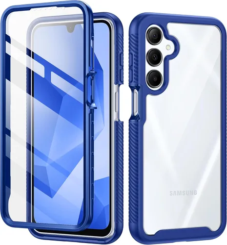 Miniatura 18 de seacosmo Diseñada para funda de teléfono Galaxy A14 5G, cubierta de cuerpo completo a prueba de golpes, con protector de pantalla integrado, funda
