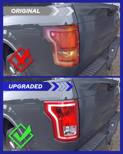 Miniatura 3 de AUTOONE F150 Ensamble de luz trasera lámparas traseras de reemplazo para Ford F-150 SSV 2016 2017 / 2015 2016 2017 Ford F-150 Lariat, XL, XLT, lado