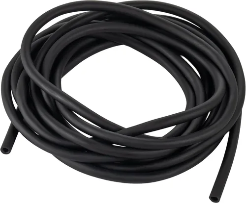 Tubo de goma de látex natural ID de 1/4 pulgada, 3/8 pulgadas de diámetro exterior, 16.5 pies de longitud para catapulta de tirachinas manguera Negro