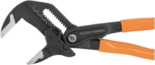 Miniatura 8 de Klein Tools D5317 Llave de alicates compacta, llave de alicates ajustable multiusos de alto apalancamiento con mordazas lisas, 7 pulgadas