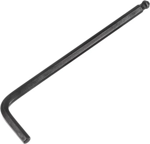 uxcell Llave hexagonal de extremo de bola de 0.236 in, herramienta de reparación CR-V de brazo largo en forma de L, negro