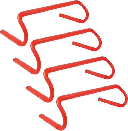 YEXEXINM Paquete de 4 obstáculos de entrenamiento de velocidad de agilidad, 6 pulgadas desmontables de entrenamiento de agilidad, equipo de práctica