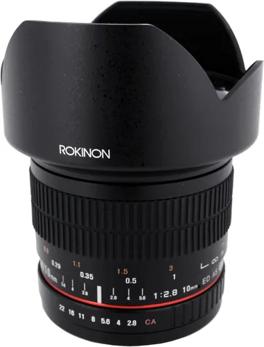 Miniatura 7 de Rokinon - Lente ángulo ultra ancho 10 mm F2.8 ED AS NCS CS, tipo EF, para cámaras digitales Canon SLR.