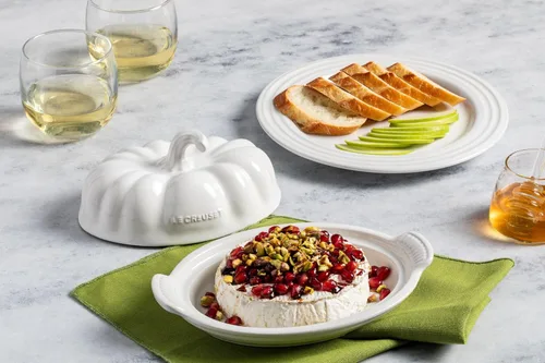 Miniatura 6 de Le Creuset Plato de mantequilla de calabaza de gres, blanco