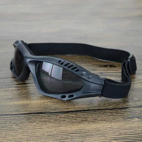 Miniatura 4 de Viriber Gafas de motocicleta - Gafas de protección UV para exteriores, gafas de combate a prueba de polvo