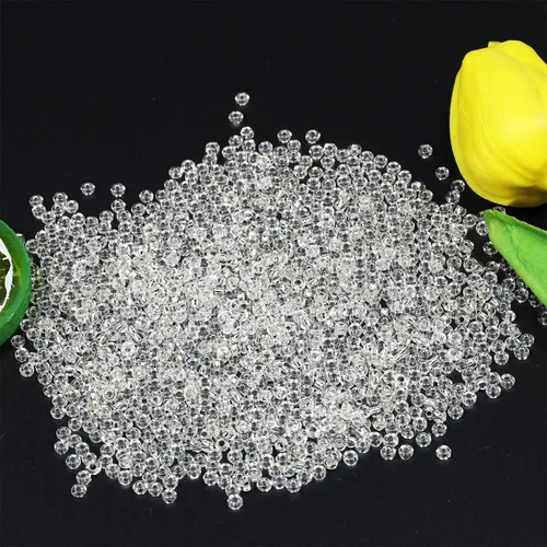 Miniatura 84 de Cuentas de semillas doradas transparentes de 4 mm al por mayor para hacer joyas, 110 gramos, aproximadamente 1600 piezas, cuentas de vidrio 6/0