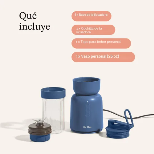 Miniatura 6 de Our Place - Licuadora Splendor - 1000W de alta potencia Cuchillas ultra afiladas 2 modos de mezcla Incluye juego de taza personal de 25 oz