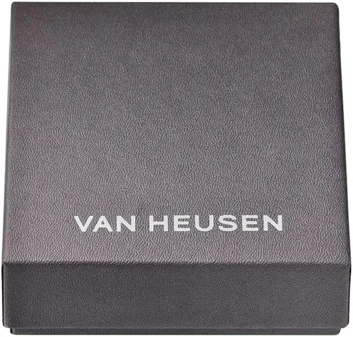Miniatura 5 de Van Heusen Pulsera de identificación de cadena de acero inoxidable para hombre