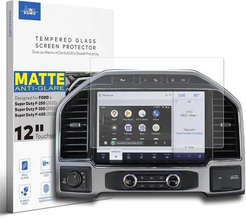 Miniatura 11 de [Antideslumbrante] Protector de pantalla de vidrio templado para Ford F-150 (2021-2025), F-150 Lightning (2022-2025), Expedition (2022-2024)
