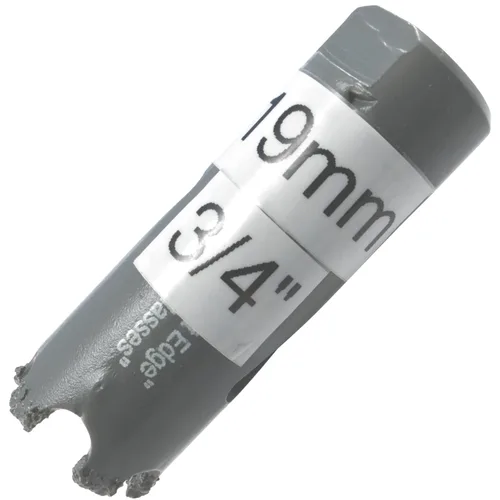 Miniatura 46 de Sierra de agujero HSS con mandril piloto de 2 piezas de alta velocidad para perforar madera y acero, broca de 1/4" de diámetro y eje, broca piloto