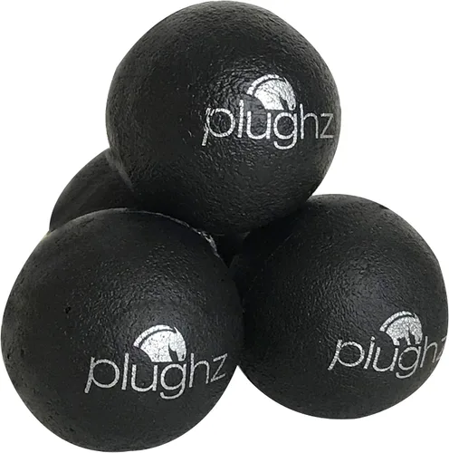 Miniatura 2 de Plughz Tapones para orejas de caballo, lisos, negros, 4 pares